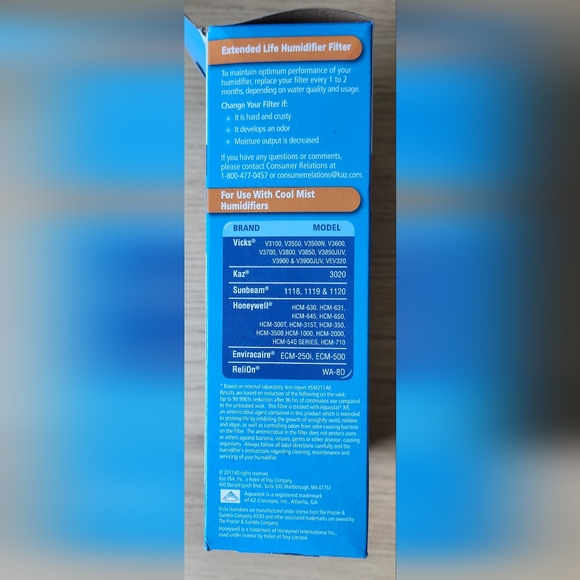 Protec Humidifier filter Model WF2 - Picture 4 of 5